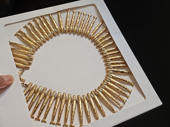 ZARA Fish Bib Necklace - Picture 7 of 16